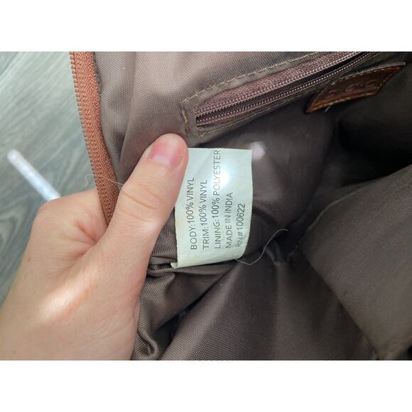 B.O.C. Born Concept Purse Handbag / Backpack, Brown Faux Leather - Picture 7 of 7